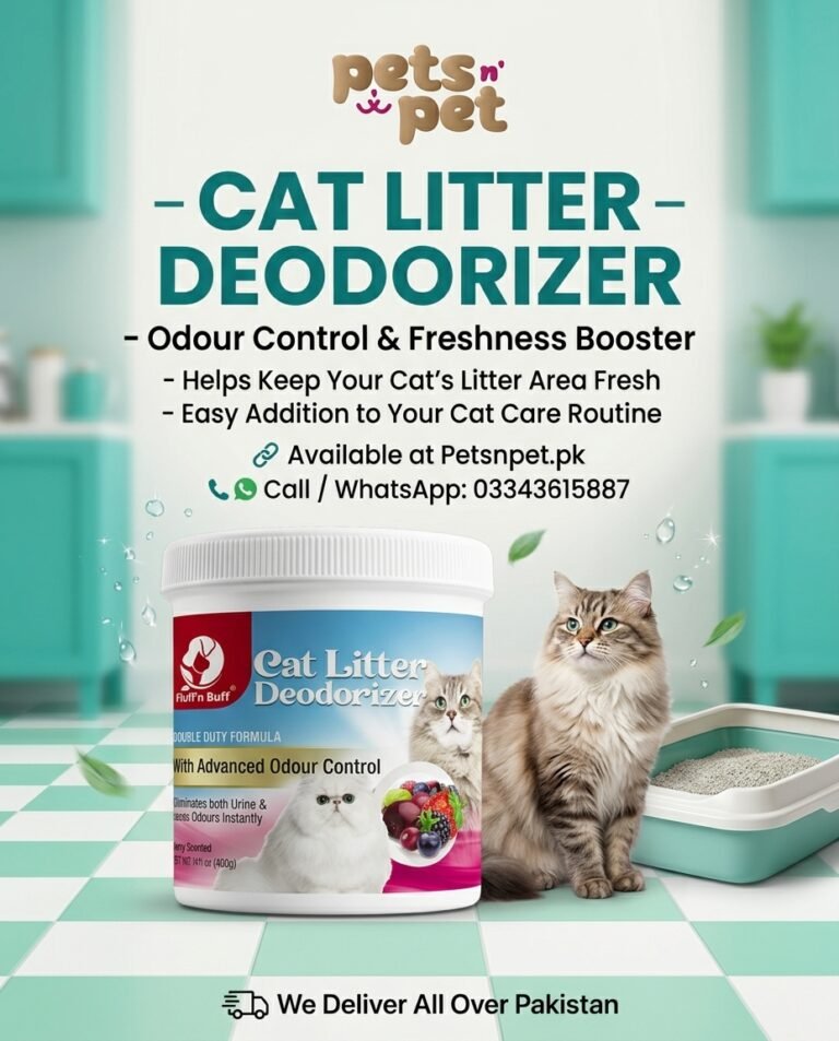 Cat Litter Deodorizer – Odour Control & Freshness Booster for Cat Litter