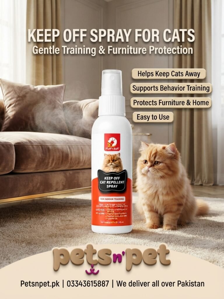 Keep Off Spray for Cats – Pet-Safe Training & Furniture Protection Spray